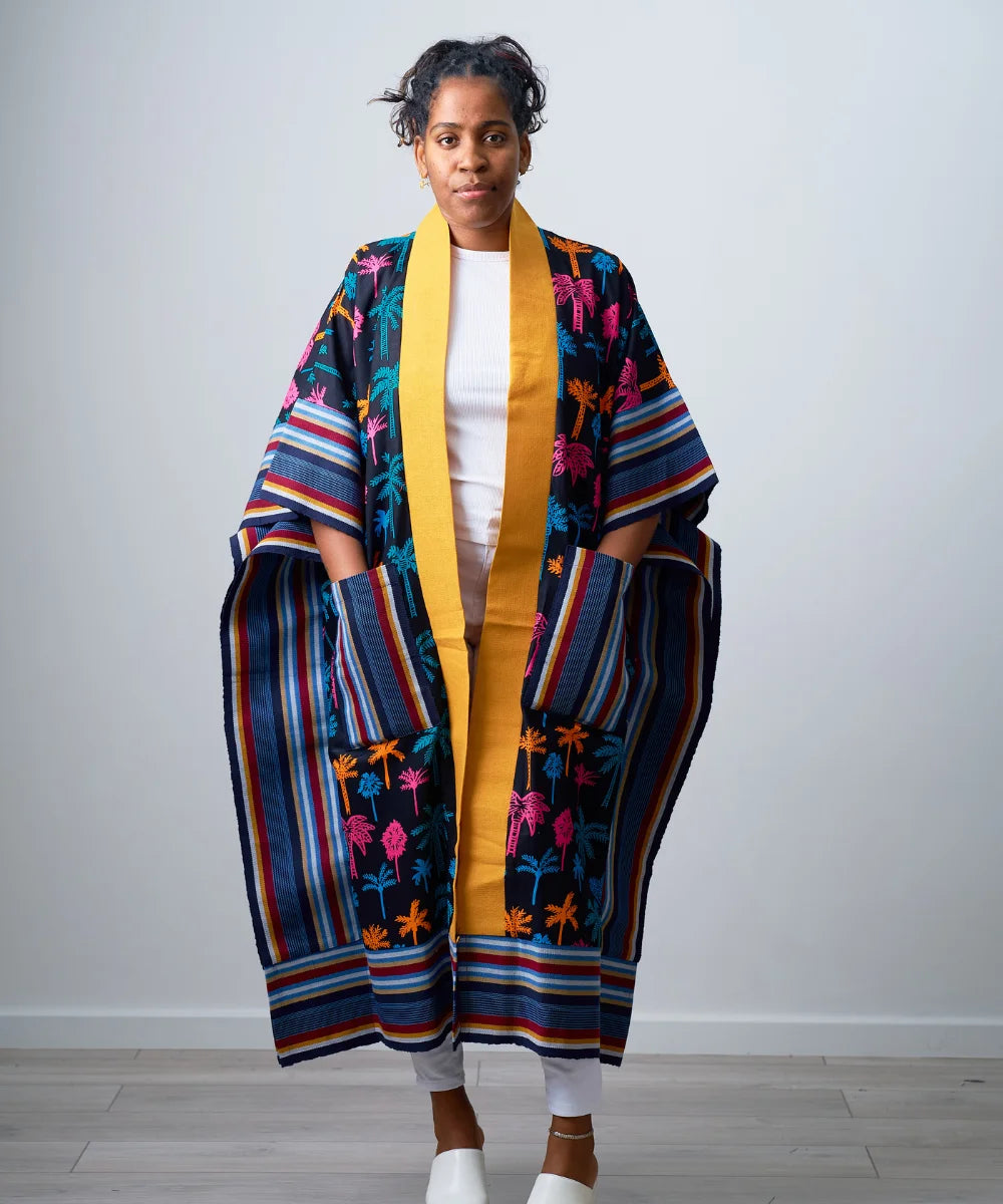 Stylish Aso-Oke Kimono