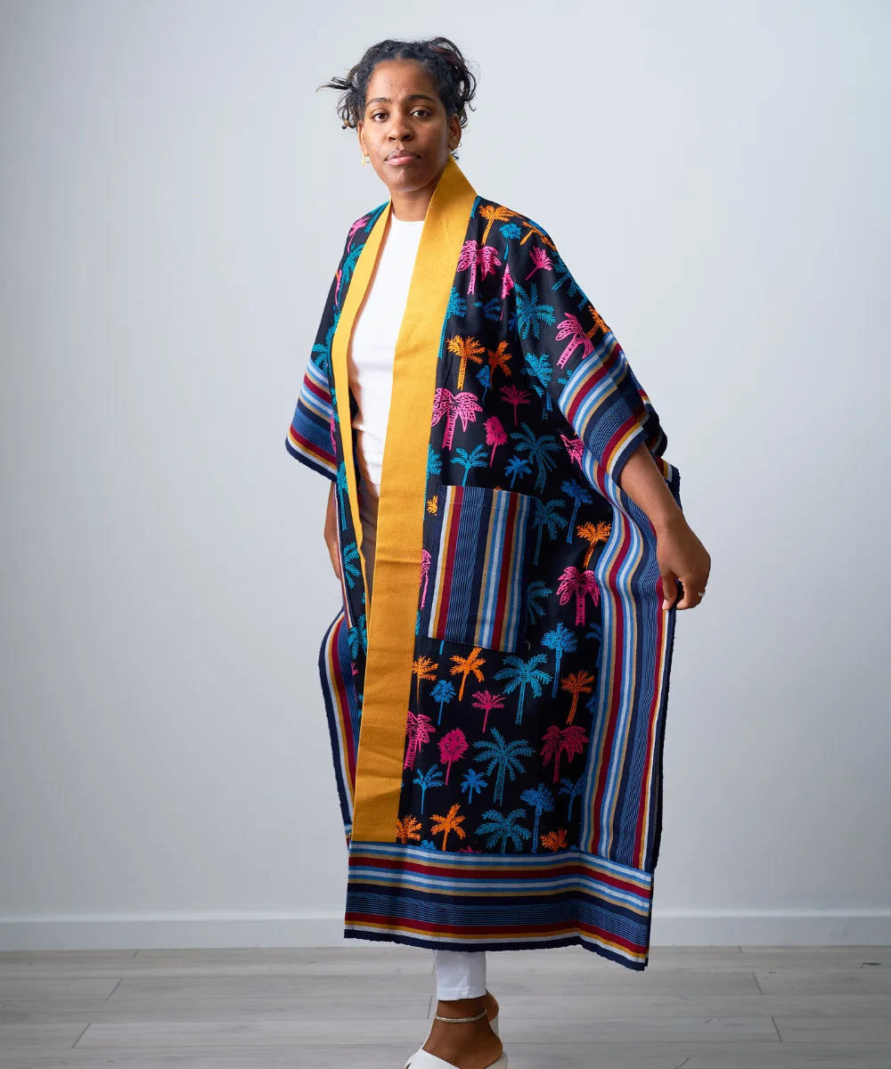Stylish Aso-Oke Kimono