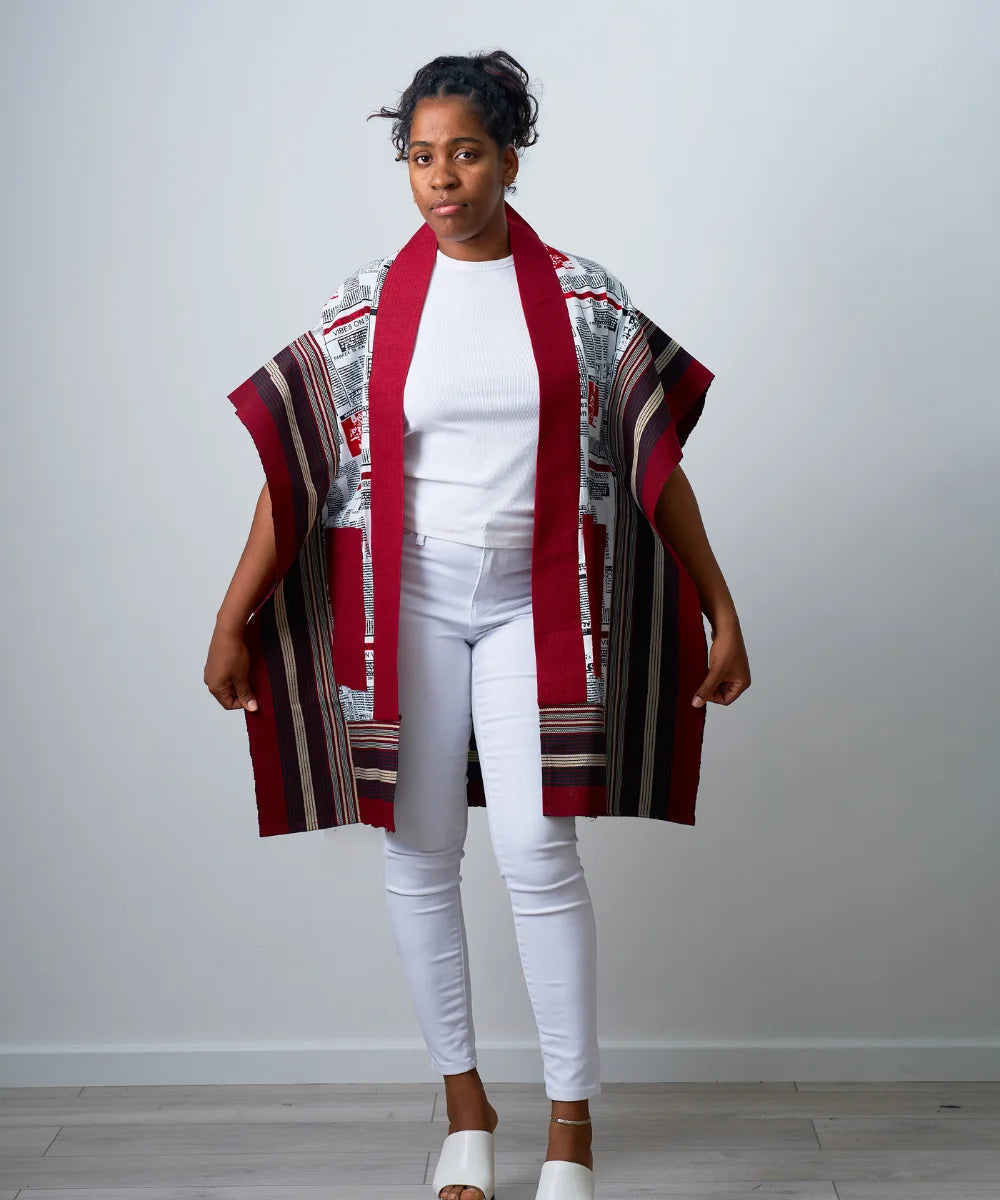 Stylish Aso-Oke Kimono