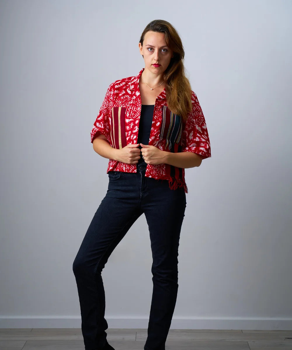 Aso-Oke Short Kimono