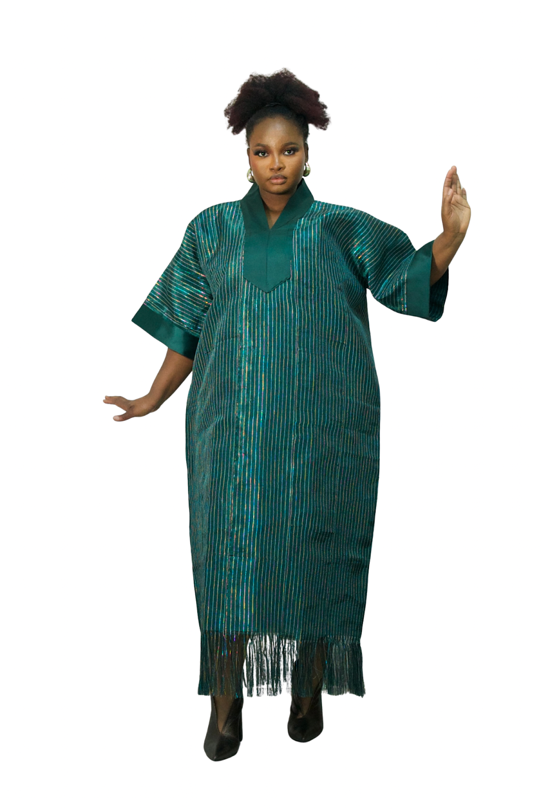 Maxi Gown with fringe