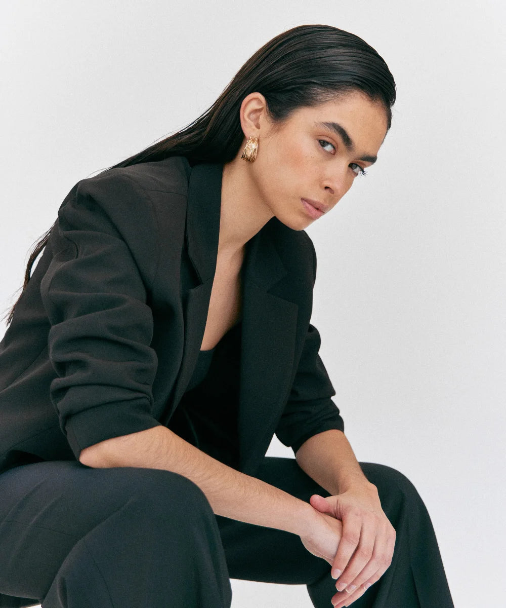 Elegant Dark Green Blazer for Women